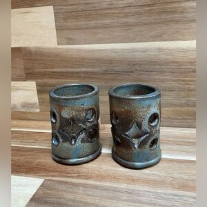 Studio Pottery Tea Light Candle Votives